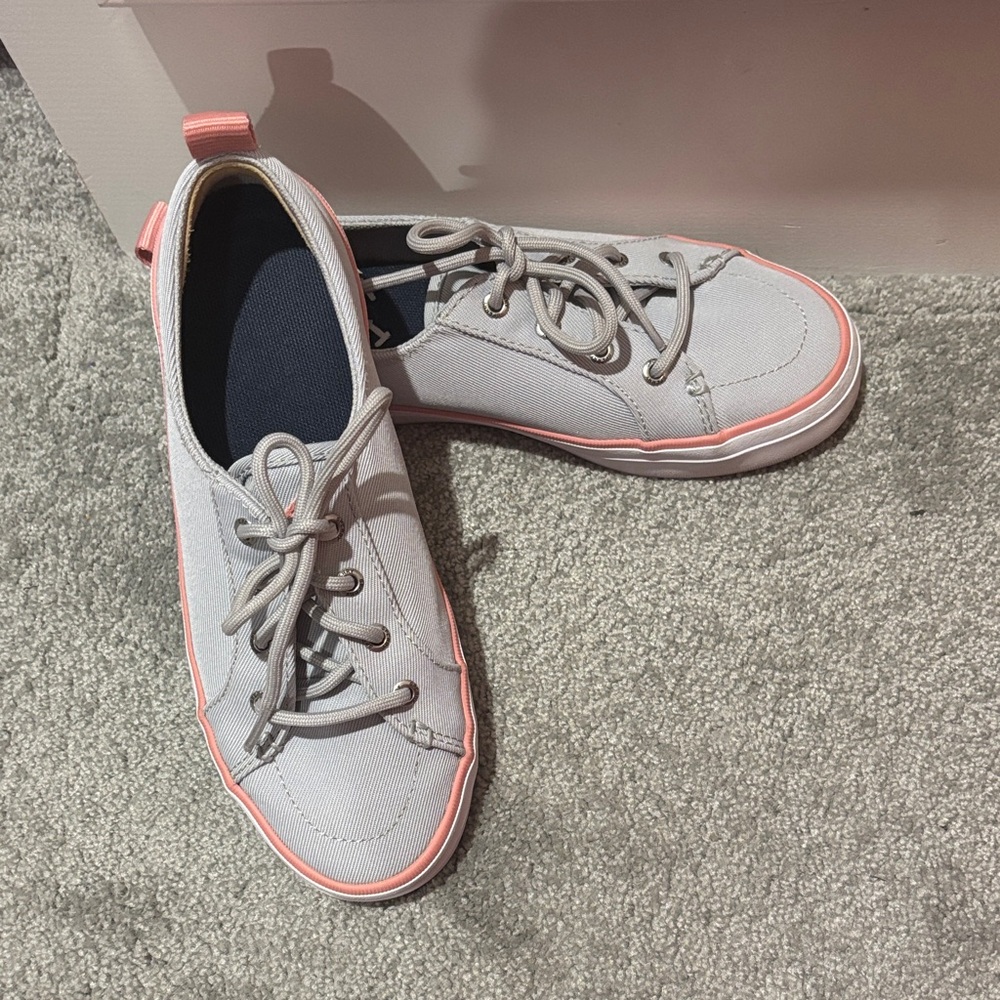 Sperry Gray and Pink Women's Sneakers